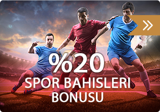 % 20 Spor Bahisleri Bonusu % 20 Spor Bahisleri Bonusu